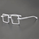 Wacleah Large Square Acetate Eyeglass Frame