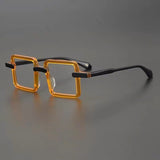 Wacleah Large Square Acetate Eyeglass Frame