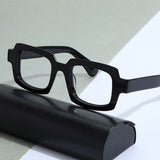 Lampos Acetate Rectangle Retro Glasses Frame