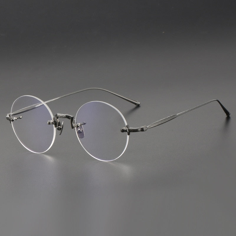 Eye Glasses Circle Glasses Without Frame Redex Bluecut Reading