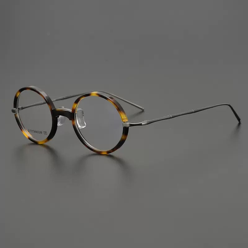 Namiyo Vintage Titanium Round Eyeglasses Frame