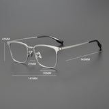 Zayne Vintage Titanium Glasses Frame