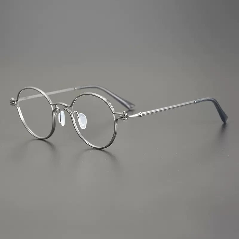 Marvel Vintage Round Titanium Glasses Frame