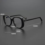 Amjed Vintage Acetate Glasses Frame
