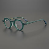 Kaberi Retro Round Acetate Eyeglasses Frame