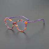 Intense Acetate Cat Eye Glasses Frame