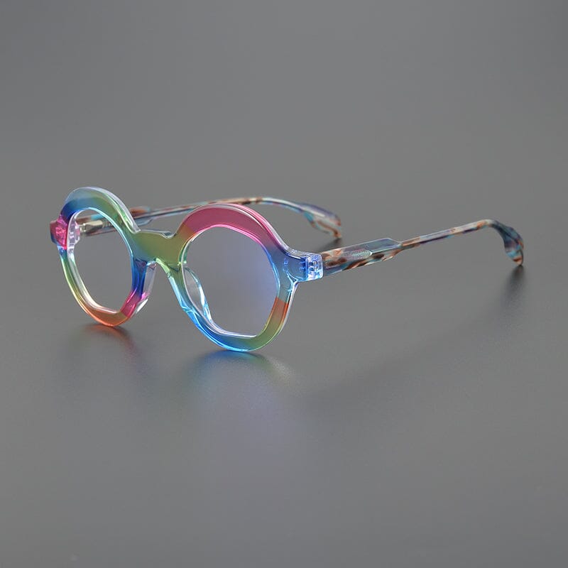 Elton Acetate Round Glasses Frame
