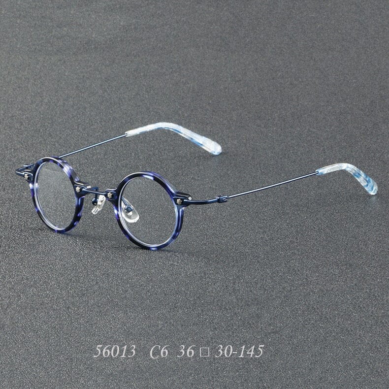 Orita Small Punk Round Glasses Frame