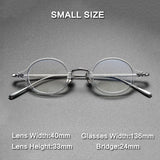 Drew Round Titanium Glasses Frame