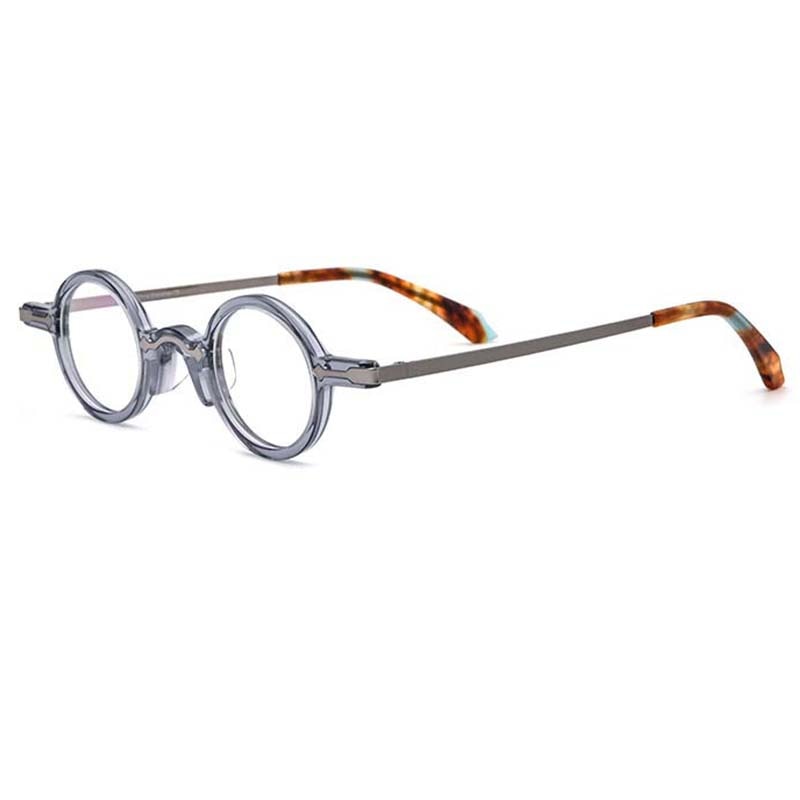Leif Retro Small Acetate Round Glasses Frame