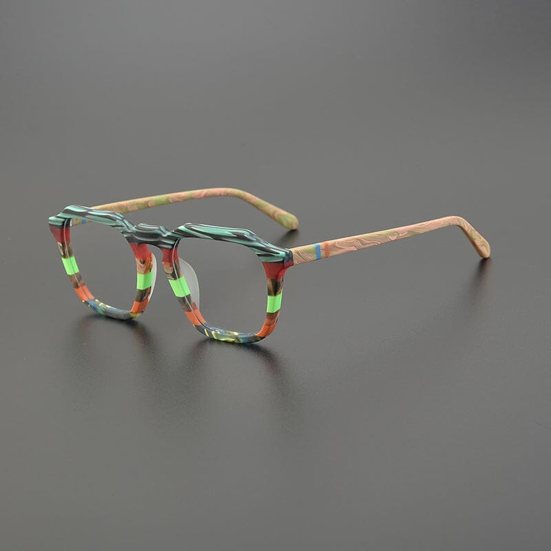 Arrio Acetate Rectangle Glasses Frame Rectangle Frames Southood Matte Colorful 