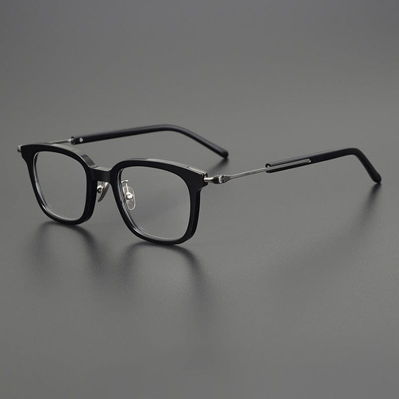 Beore Acetate Rectangle Glasses Frame Rectangle Frames Southood Black 