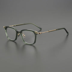 Beore Acetate Rectangle Glasses Frame Rectangle Frames Southood Green 