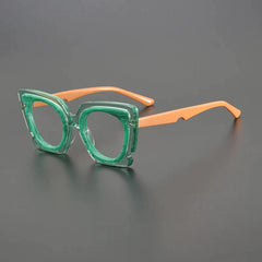 Cyndi Acetate Glasses Frame Cat Eye Frames Southood Green 