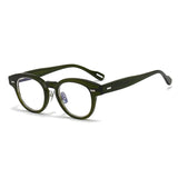Fujita Retro Acetate Glasses Frame Cat Eye Frames Southood Green 