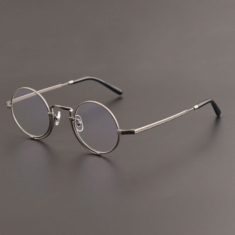 Odam Retro Round Titanium Glasses Frame