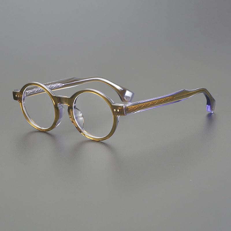 Gus Round Acetate Glasses Frame Round Frames Southood Green 
