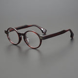 Gus Round Acetate Glasses Frame Round Frames Southood Red 