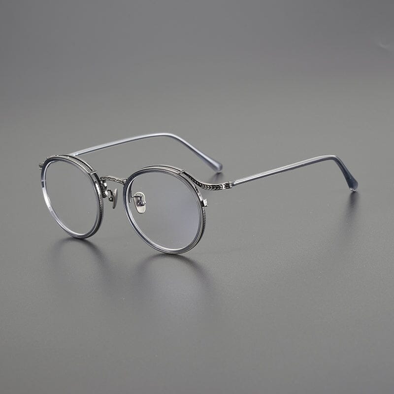 Hamo Vintage Round Glasses Frame Round Frames Southood Grey 