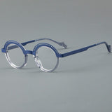 Piper Retro Round Glasses Frame Round Frames Southood Blue 