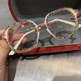 Tamiko Rhinestone Glasses Eyewear