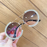Zircon Oversized Sunglasses