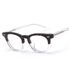 Phil Vintage Two-color Stitching Optical Glasses Frame