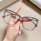 Audrey Vintage Gradient Cat Eye Glasses Frame