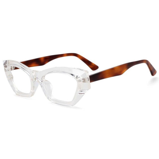 Terry Oversied Cat Eye Acetate Glasses Frame
