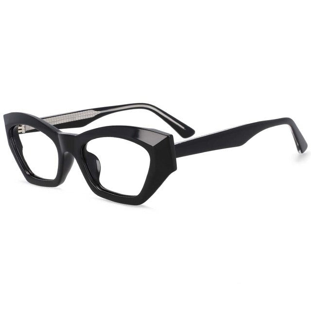 Terry Oversied Cat Eye Acetate Glasses Frame