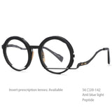 Paddy Retro High-Grade Hand-Made Round Glasses Frames