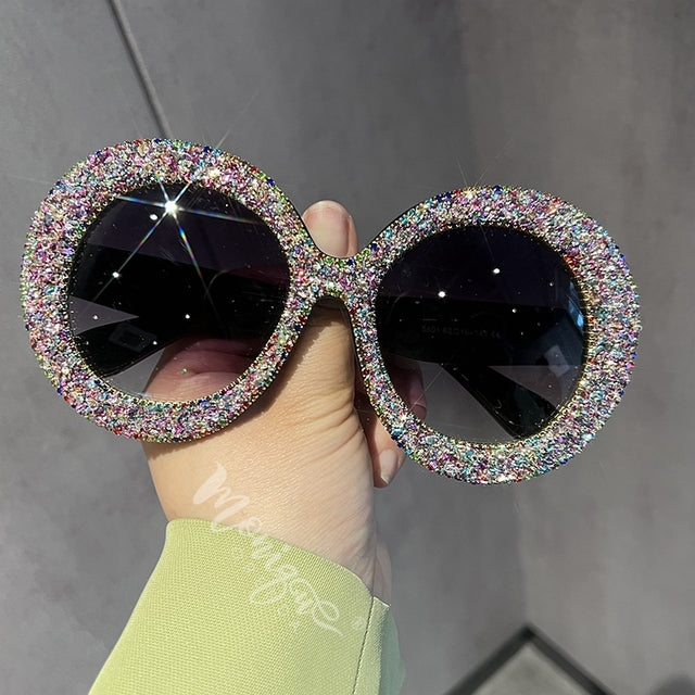 Harriet Bling-bling Round Sunglasses