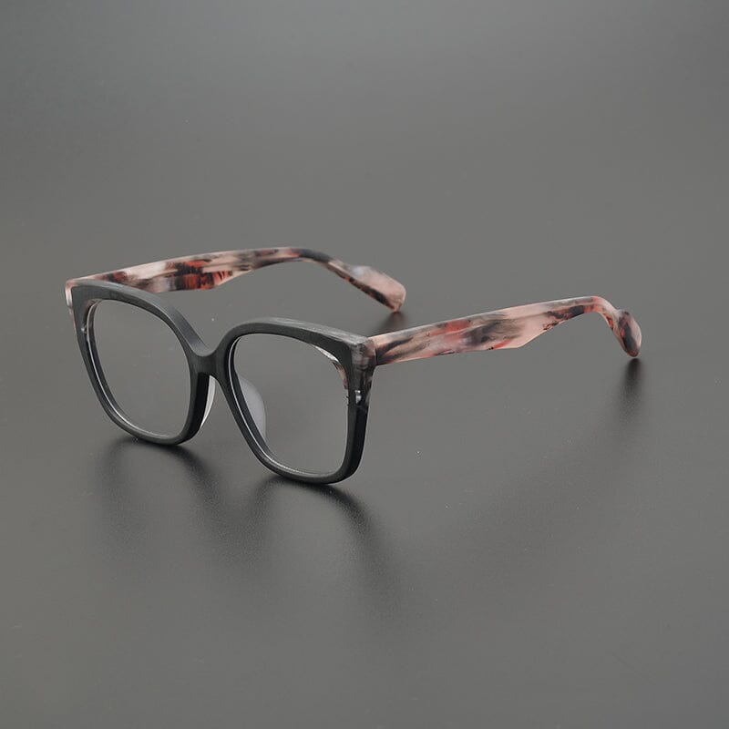 Quent Acetate Glasses Frame Rectangle Frames Southood Matte Black 