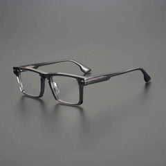 Raidon Retro Acetate Glasses Frame Rectangle Frames Southood Gray 