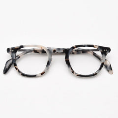 Ryker Vintage Acetate Optical Glasses Frame Rectangle Frames Southood White Leopard 