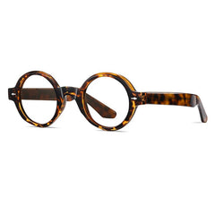Tyson Vintage TR90 Round Eyeglasses Round Frames Southood Leopard 