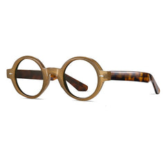Tyson Vintage TR90 Round Eyeglasses Round Frames Southood Tea 