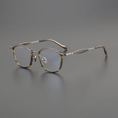 Yogi Vintage Glasses Frame Rectangle Frames Southood Brown Stripe 